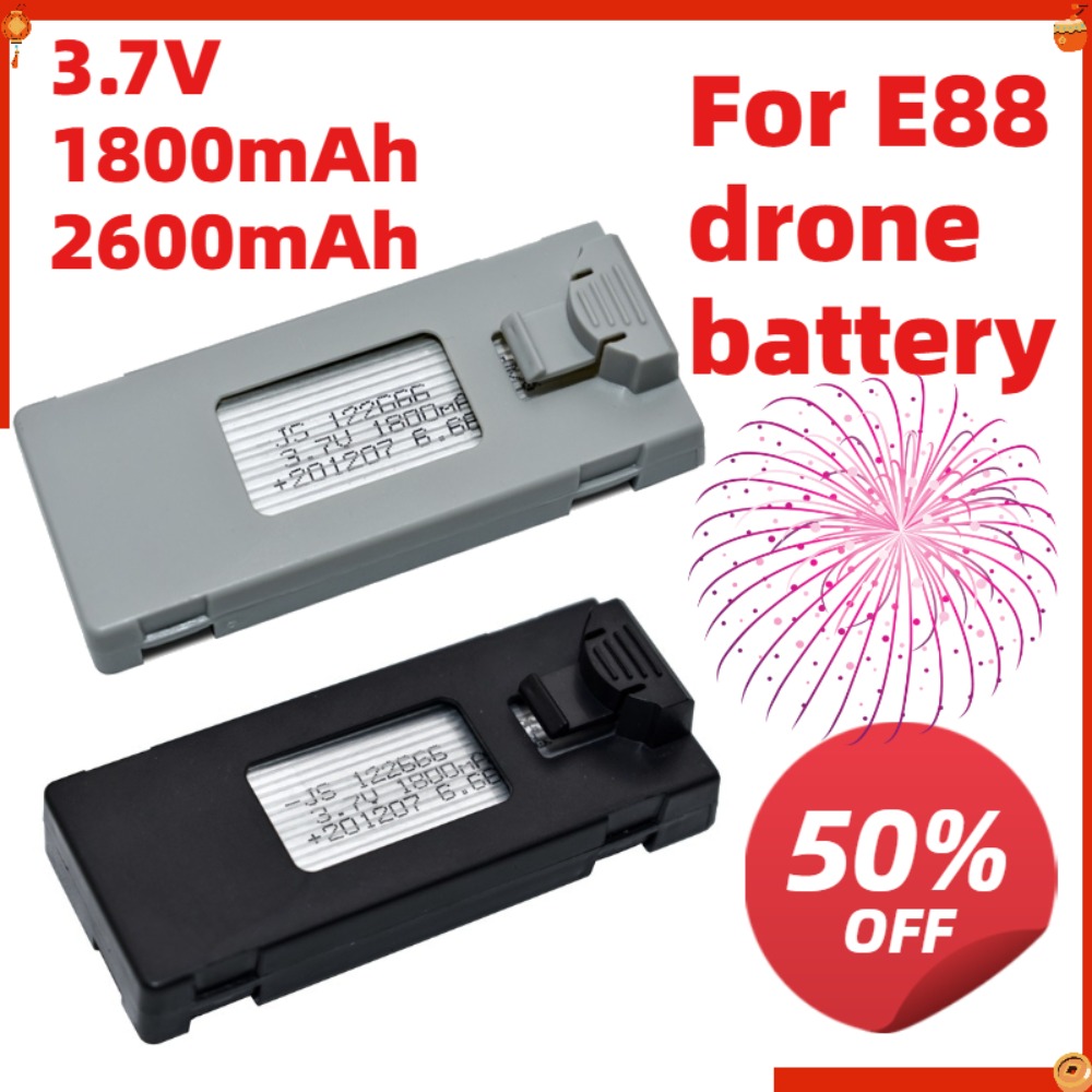 Rc Drone E88 - 3.7v 1800mAh 2600mAh Remote Control Drone