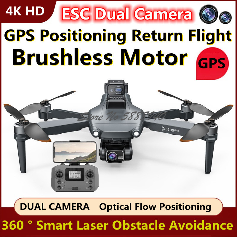 Drone Smart Rc Foldable - Smart 360° Obstacle Avoidance GPS Remote