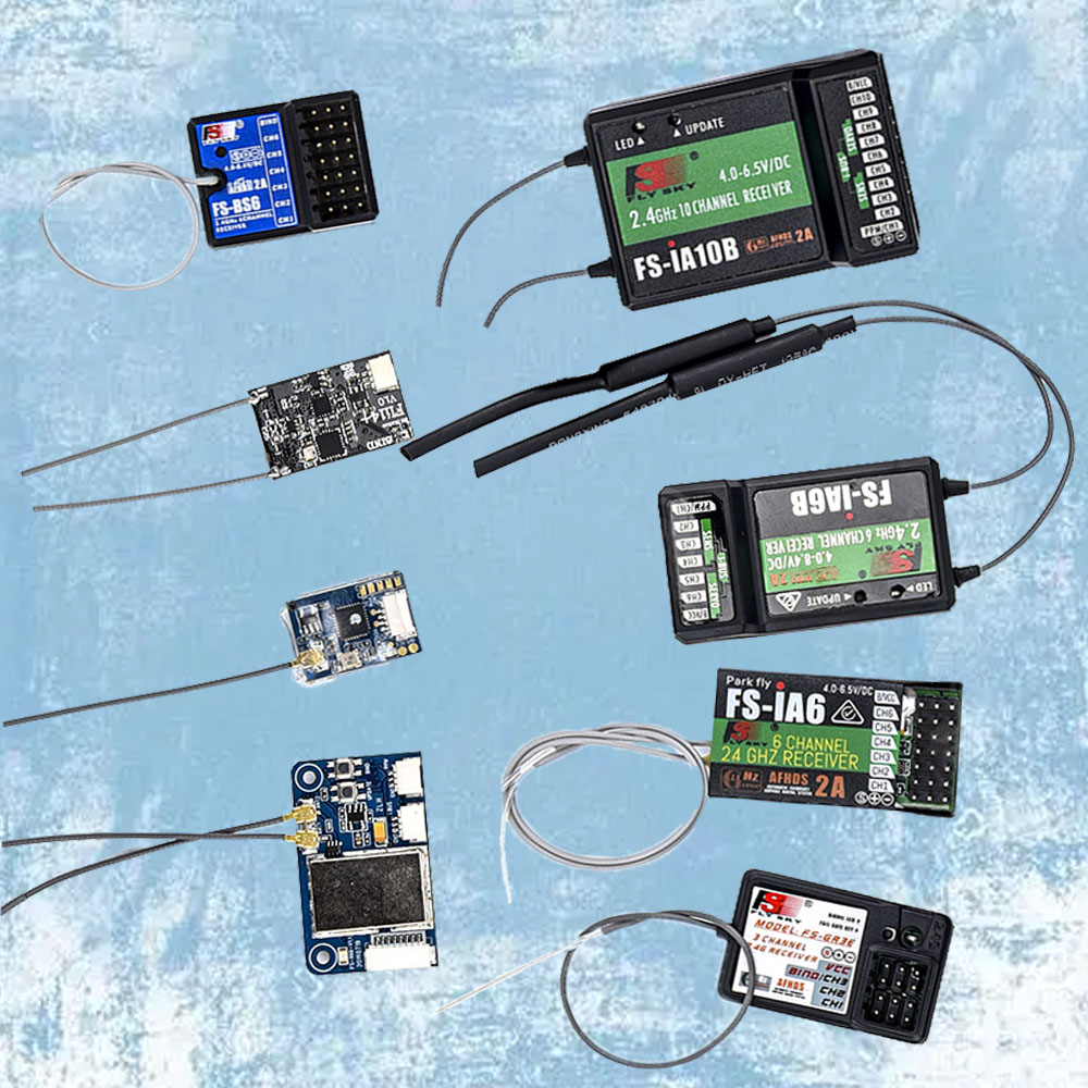 - Remote Control (Rc) Drone - Flysky RC Receiver FS-IA6 IA6B IA10B
