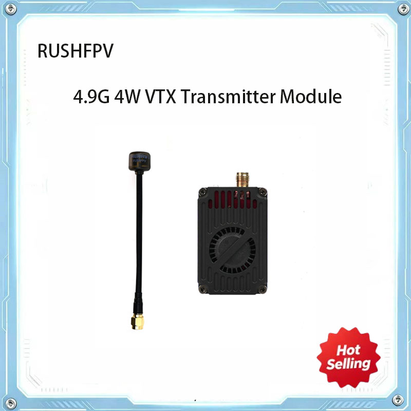 - Remote Control (Rc) Drone - RUSHFPV 4.9GHz 4W VTX FPV Video