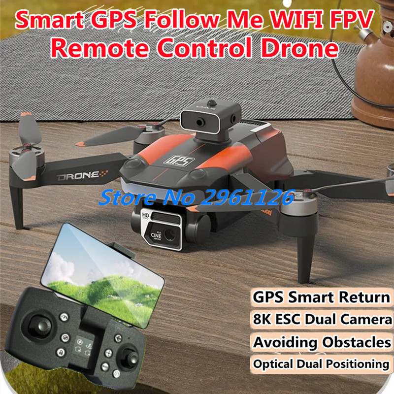 Drone Smart Rc Foldable - Brushless Smart GPS Follow Me WIFI