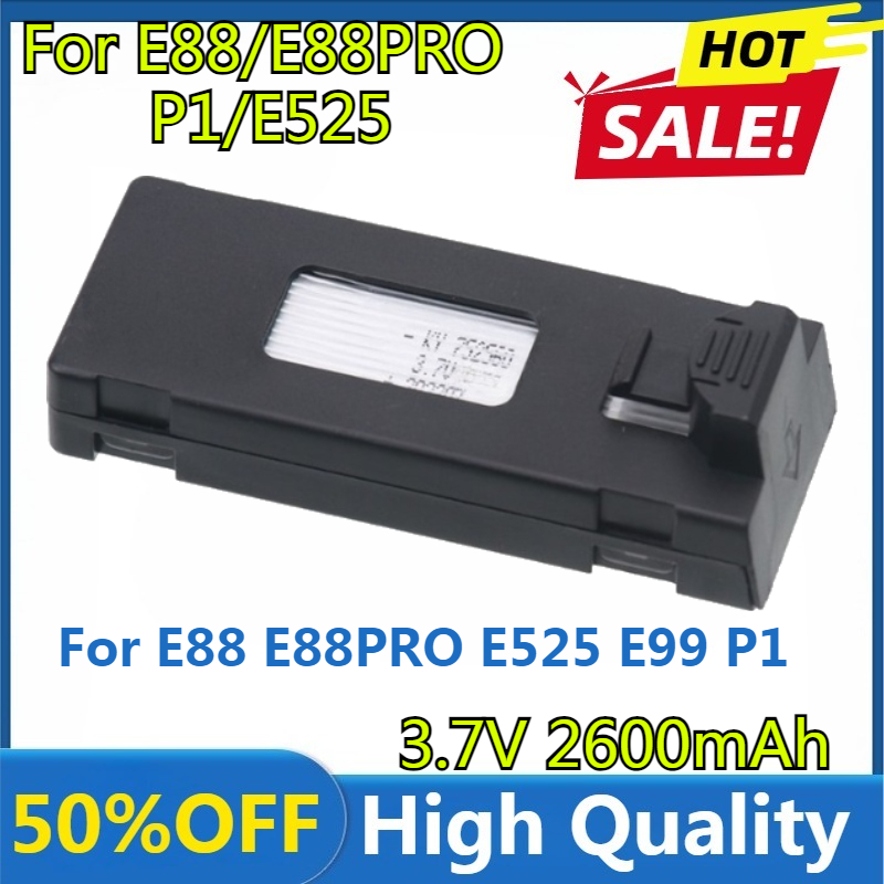 Rc Drone E88 - E88 Battery 3.7V 2600mAh Lipo Battery