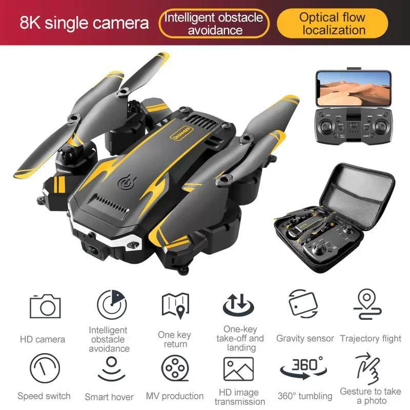 Drone Smart Rc Foldable - G6 Mini FPV Drone With HD
