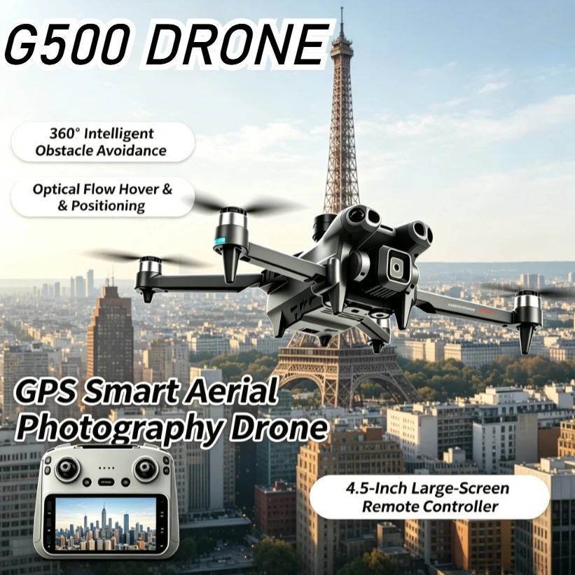Drone Smart Rc Foldable - Original G500 Smart GPS Drone Obstacle