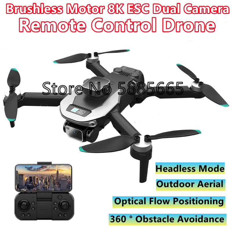 Drone Smart Rc Foldable - Smart Obstacle Avoidance Brushless WIFI FPV