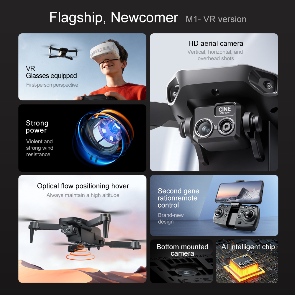 GISAEV M1 Foldable Drone Optio - огляд і ціна Drone Smart Rc Foldable