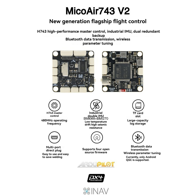 MicoAir743 V2   Flight Control - огляд і ціна Drone Rc Flight Controller