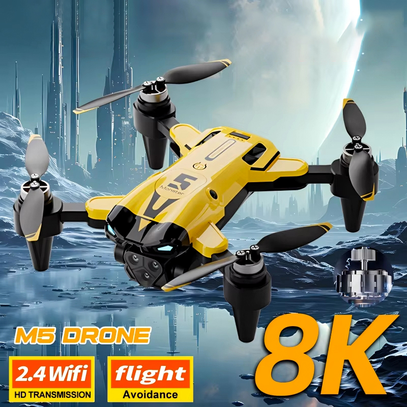 M5 Smart Drone with Camera Bru - огляд і ціна Drone Smart Rc Foldable
