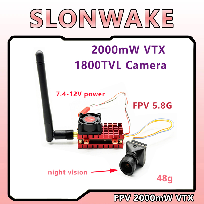SLONWAKE 2W 2000mW 5.8G VTX Tr - огляд і ціна Quadcopter Frame