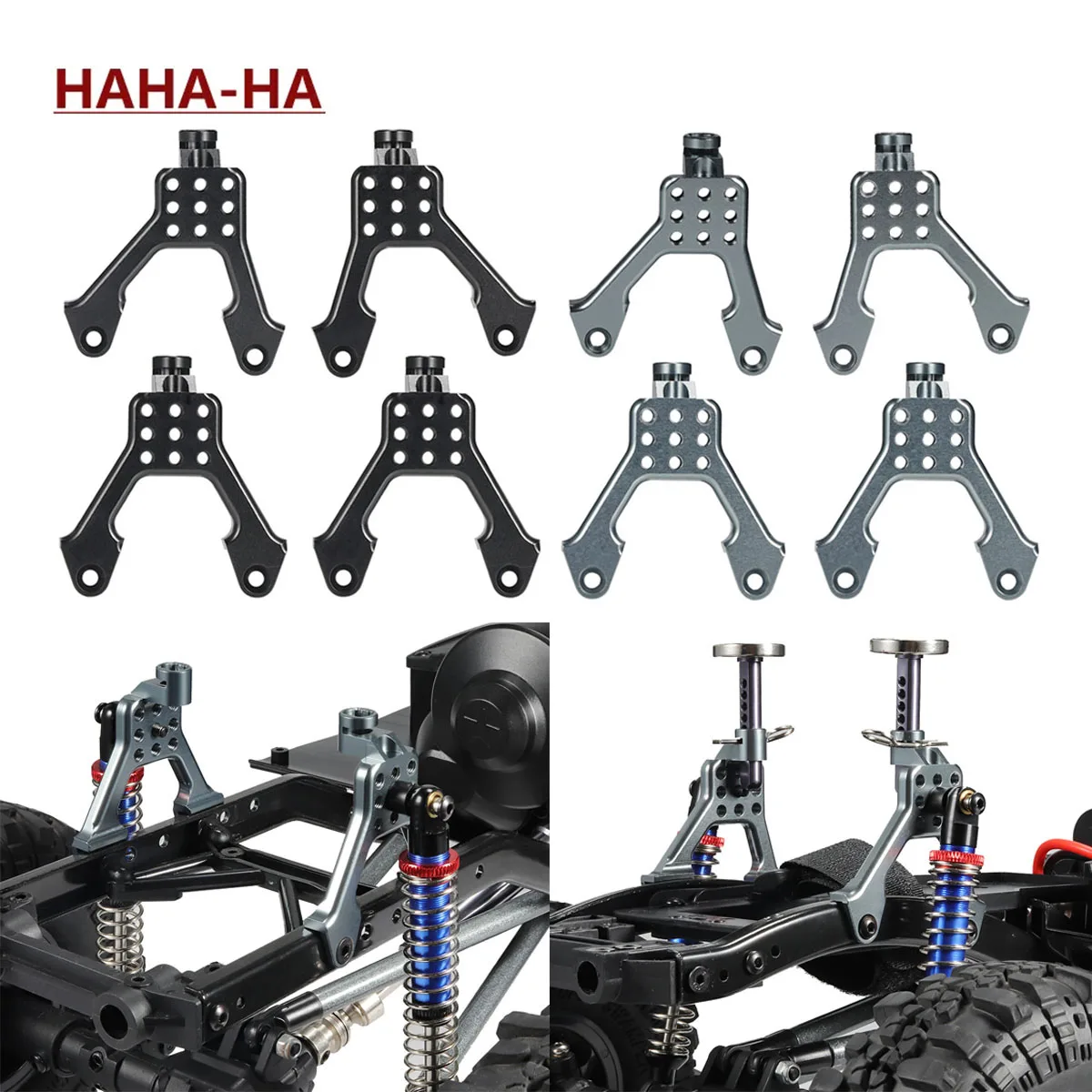 4Pcs Aluminum Front Rear Shock - огляд і ціна Rc Suspension Arm