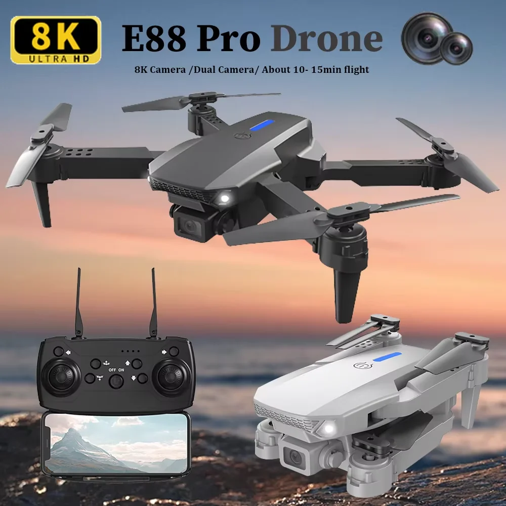 E88 4K HD Aerial Photography D - огляд і ціна Drone Smart Rc Foldable