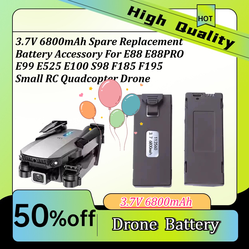 3.7V 6800mAh Spare Replacement - огляд і ціна Rc Drone E88