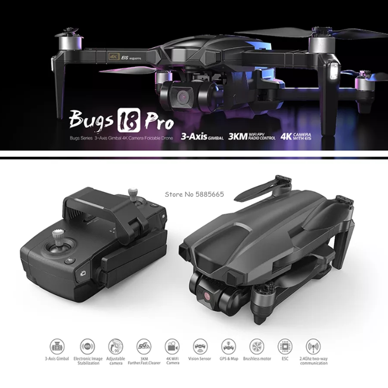 Professional 4K GPS Return FPV - огляд і ціна Drone Smart Rc Foldable