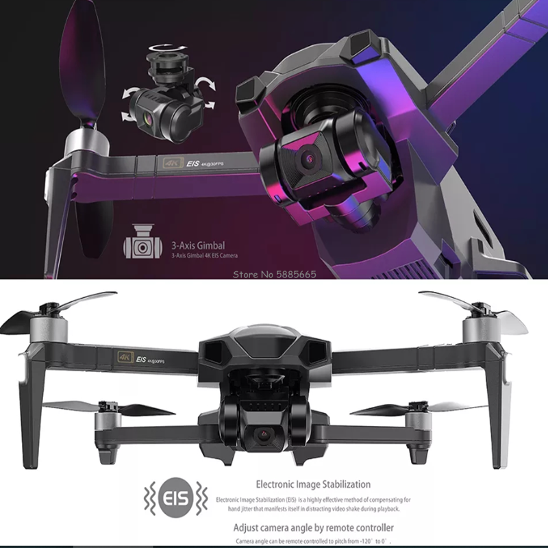 Professional 4K GPS Return FPV - огляд і ціна Drone Smart Rc Foldable