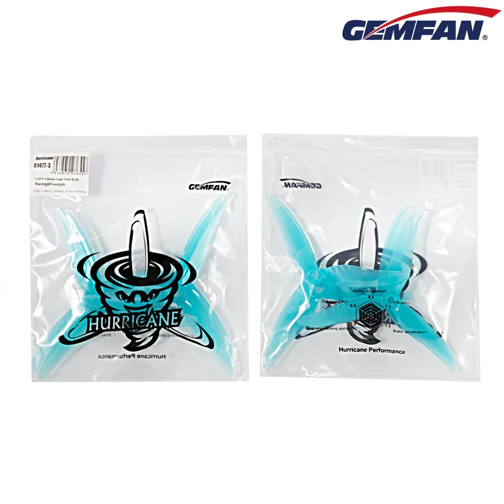 10Pairs (10CW + 10CCW) Gemfan  - огляд і ціна Drone Rc Parts
