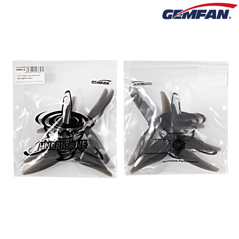 10Pairs (10CW + 10CCW) Gemfan  - огляд і ціна Drone Rc Parts