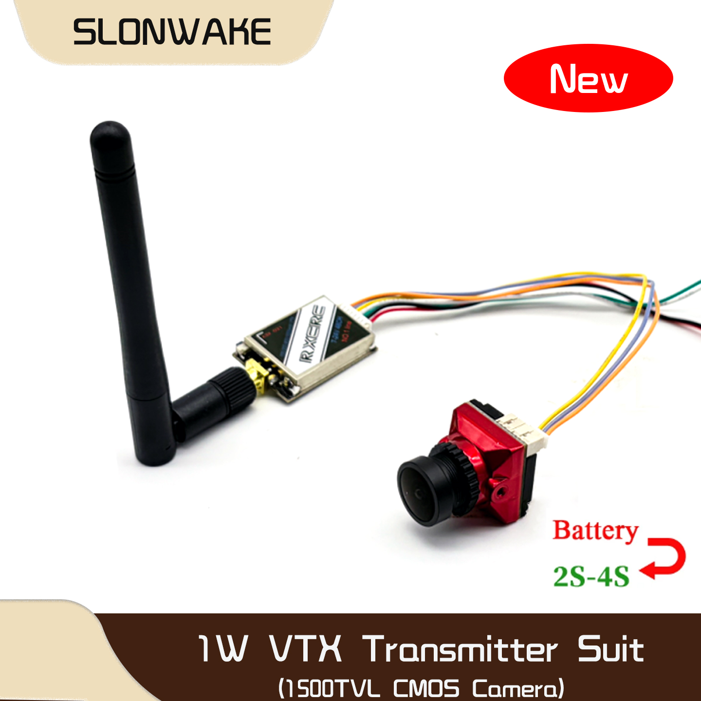 SLONWAKE  5.8G 48CH 1W VTX 100 - огляд і ціна - Remote Control (Rc) Drone