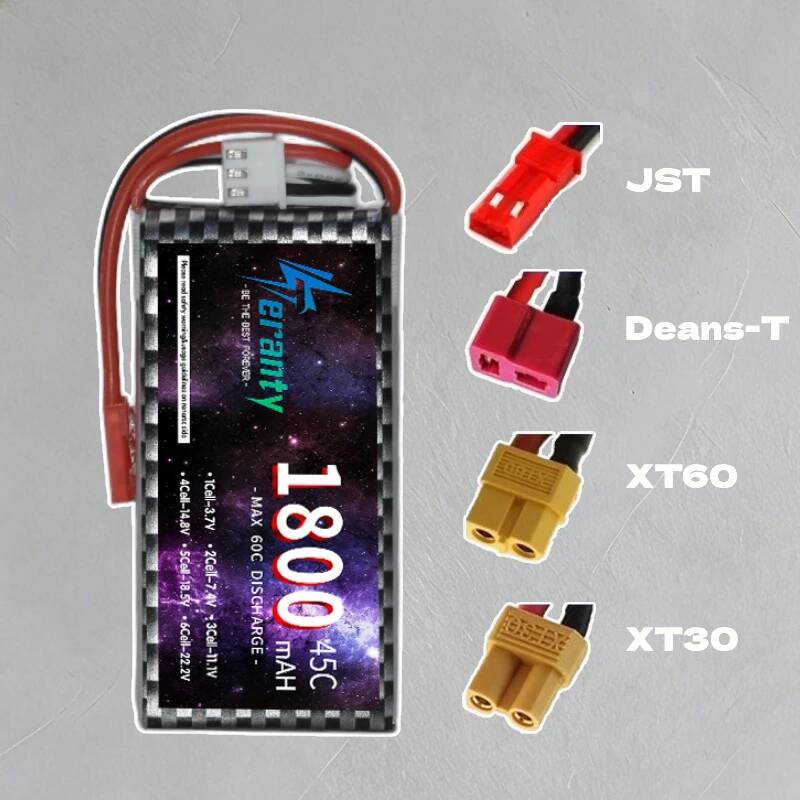 TERANTY 2S 3S 4S 1800mAh Lipo  - огляд і ціна Drone Lipo Battery