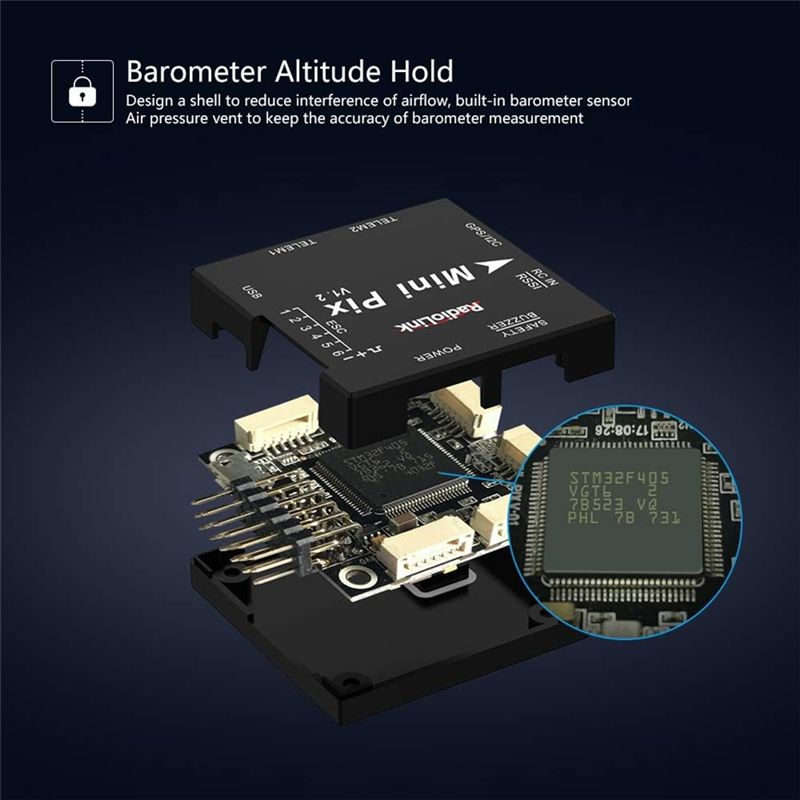 A49K-Radiolink Mini PIX Flight - огляд і ціна Drone Rc Flight Controller