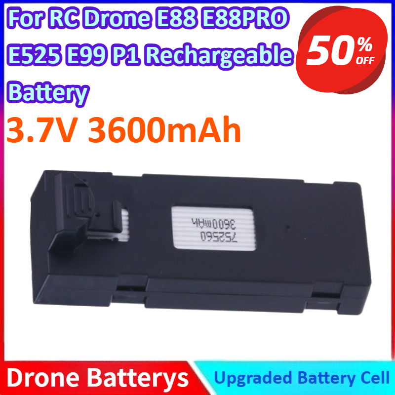 3.7V 3600mAh New Li-ion Batter - огляд і ціна Rc Drone E88