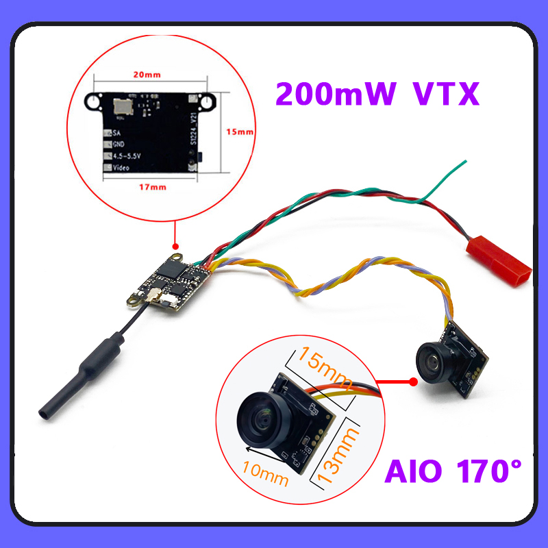 SLONWAKE 5.8G 1200TVL FPV Came - огляд і ціна - Remote Control (Rc) Drone