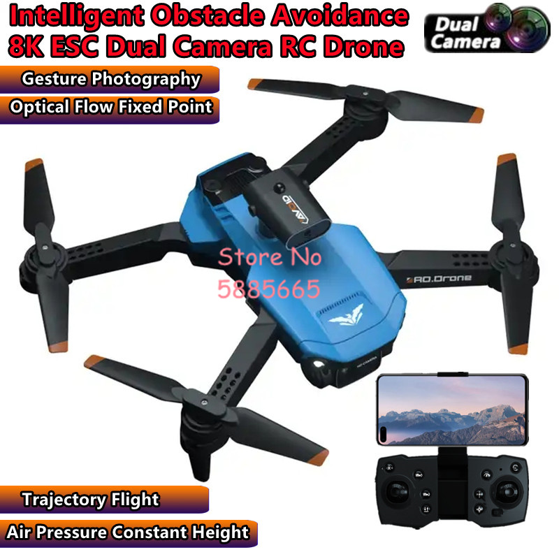 WIFI FPV Smart Obstacle Avoida - огляд і ціна Drone Smart Rc Foldable