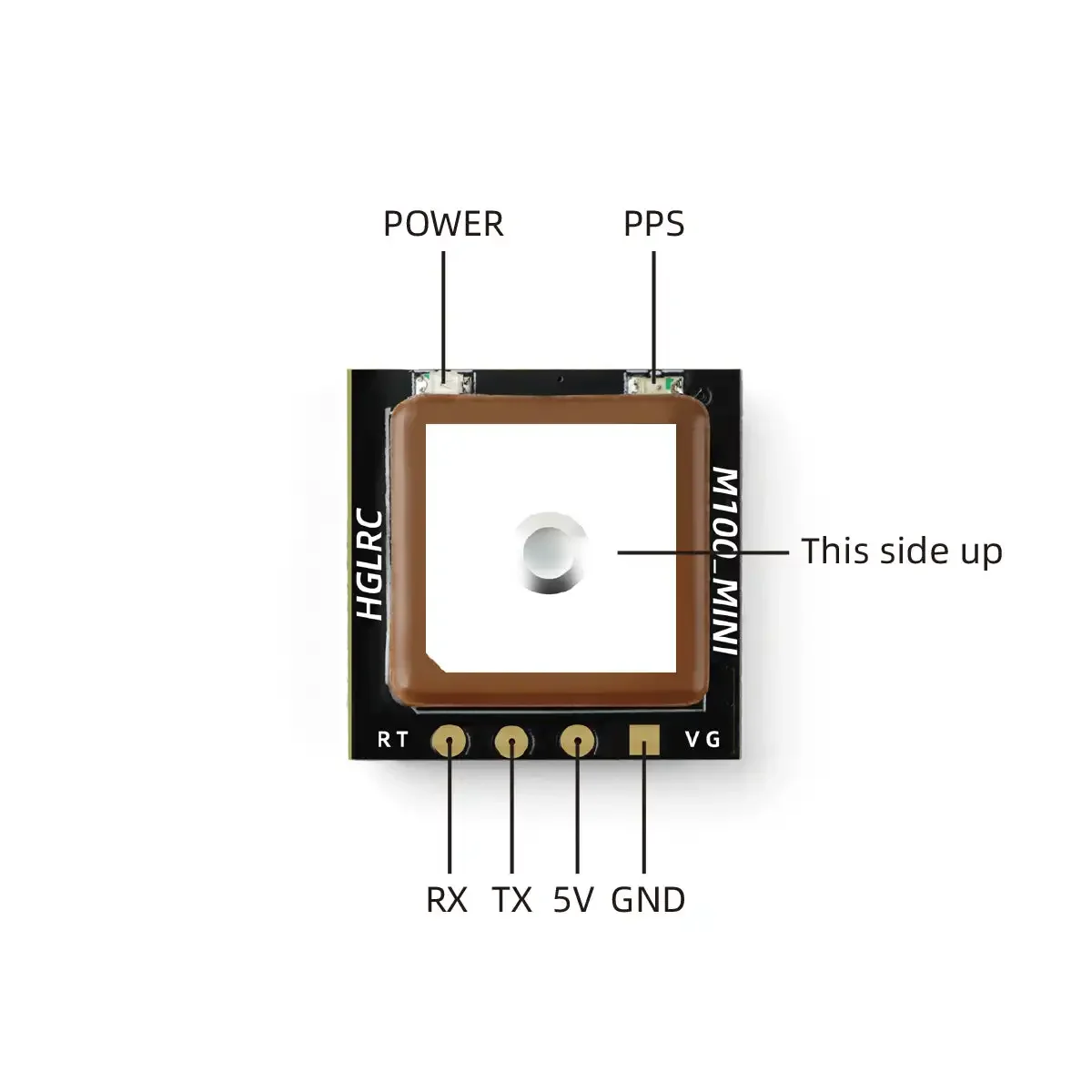 HGLRC M100 MINI GPS Module M10 - огляд і ціна Drone Rc Parts