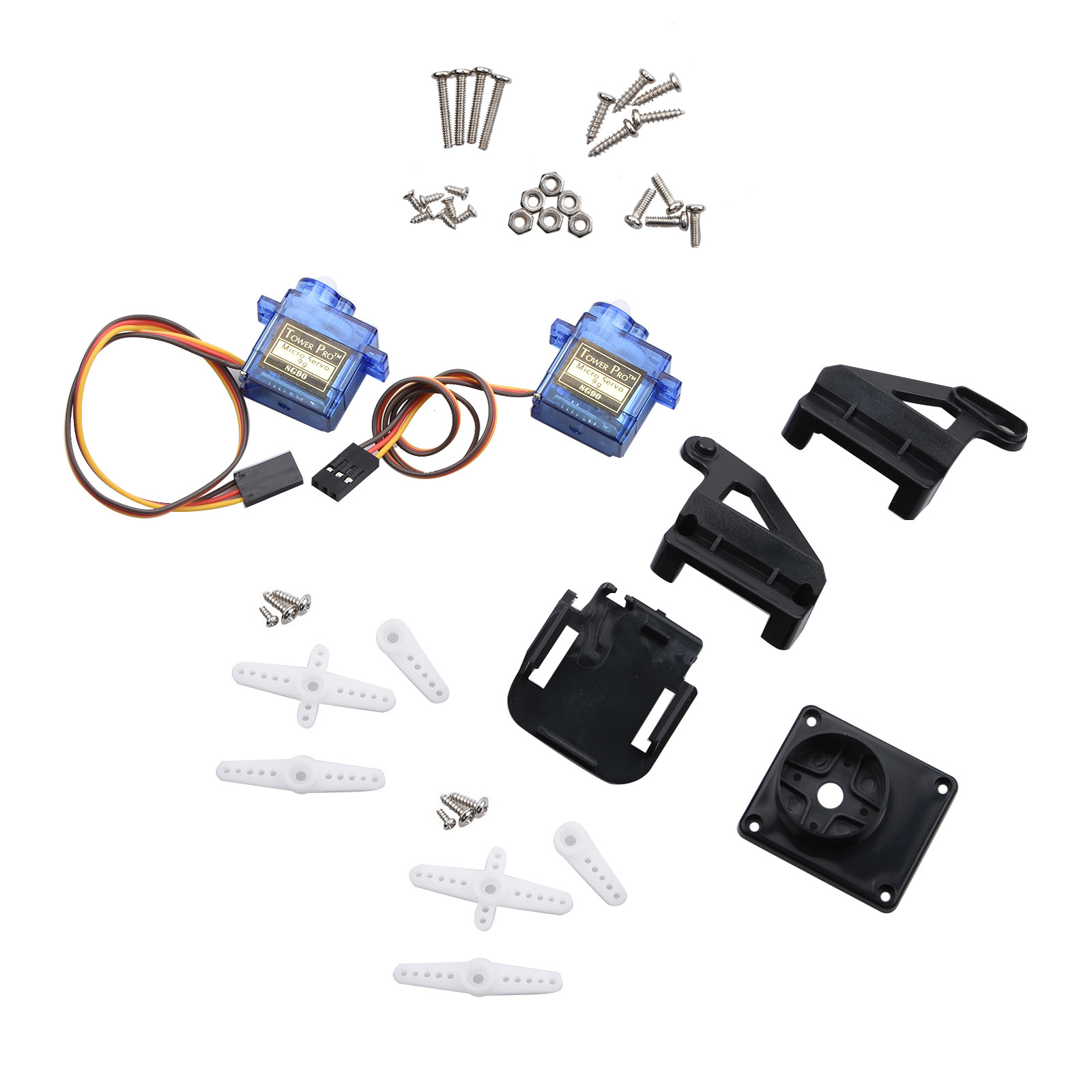 FPV Nylon Dual-Axis Servo Gimb - огляд і ціна Quadcopter Frame
