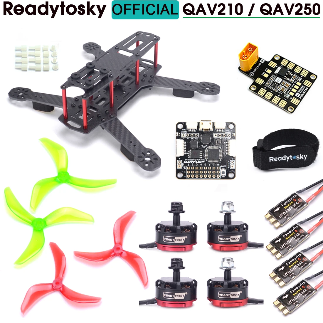 QAV210 / ZMR250 QAV250 250mm 5 - огляд і ціна Drone Frame 5 Inch